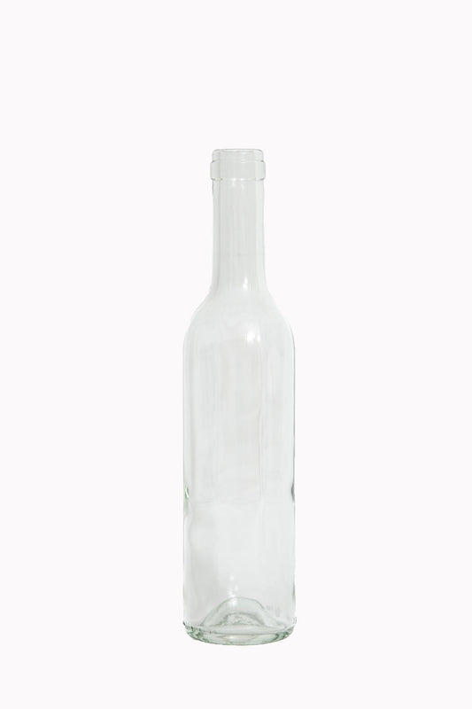 This is 3331 FL, also known as Mia, California Bottles’ flagship 375ml Flint Bordeaux (Claret) bottle.