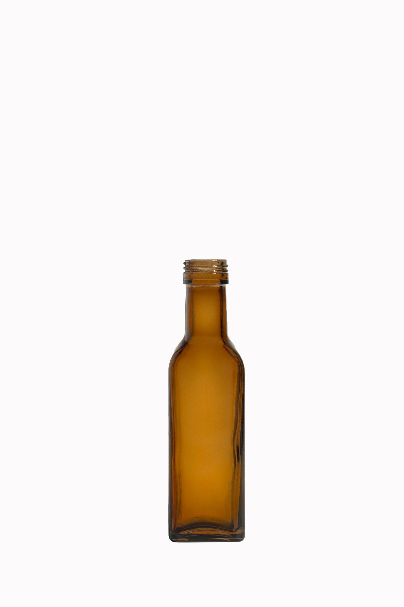100ml Antique Green Marasca Bottles, 24mm Finish, Case of 24