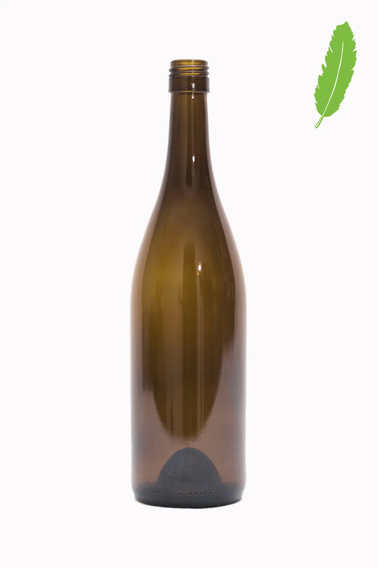This is 210 AG, also known as Capri, California Bottles’ Eco-Lightweight Screw Cap Burgundy bottle in Antique Green.