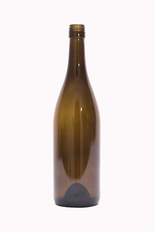 This is W119 AG, also known as Lisa, California Bottles’ flagship Screw Cap Burgundy bottle in Antique Green.